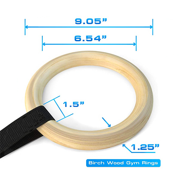 GYM Wood Rings 3832