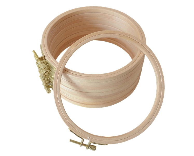 Round Beech Wood Hoops for Embroidery and Needlework 03